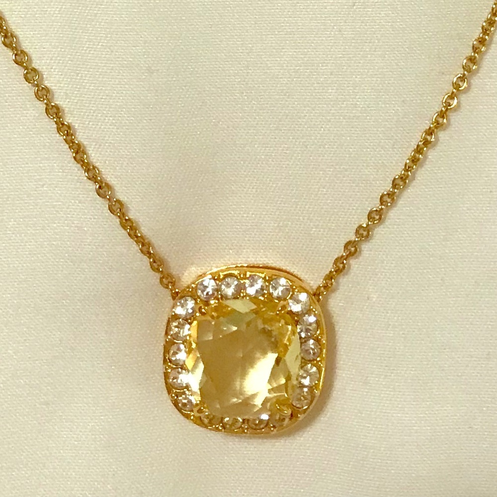 Kate Spade Yellow Gem Necklace